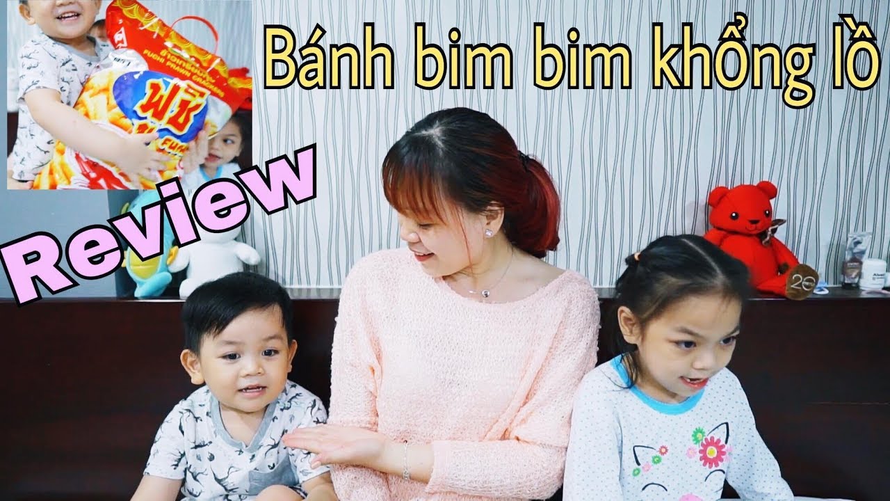REVIEW: BÁNH BIM BIM TÔM THÁI KHỔNG LỒ- CẢ NHÀ CÙNG VUI!