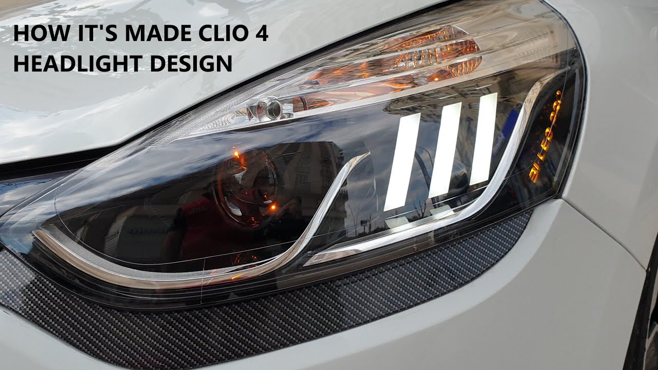 Как это сделано Дизайн фар Clio 4