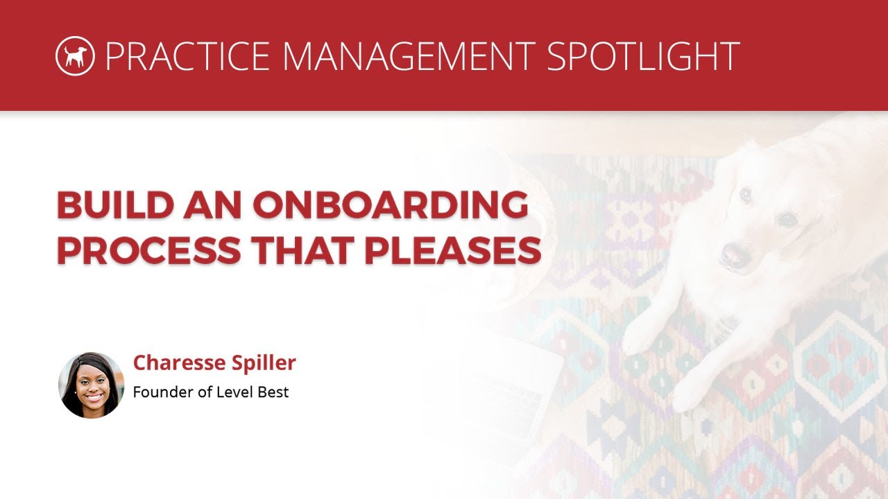 Practice Management Webinar - Charesse Spiller