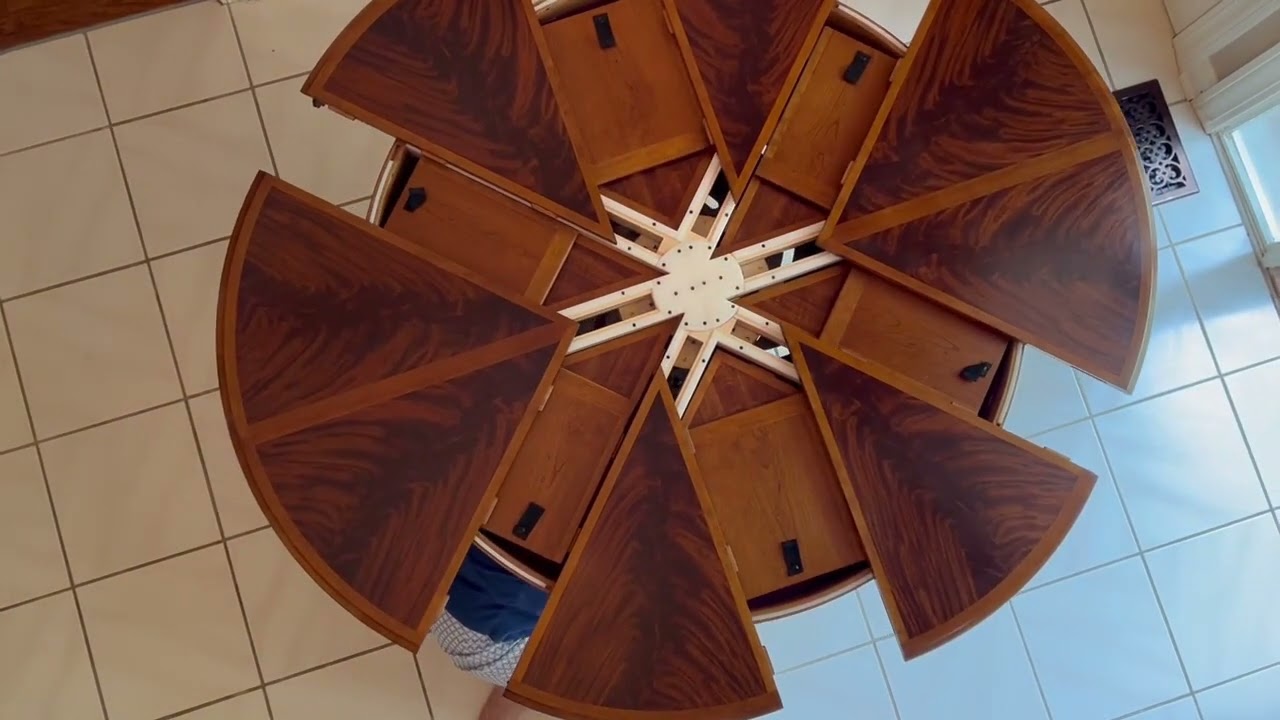 PW 110 Completed Expanding Oval Table