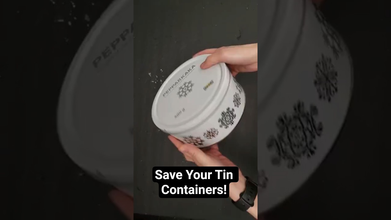 Transform ANY Tin Container Into a Glam Storage Solution