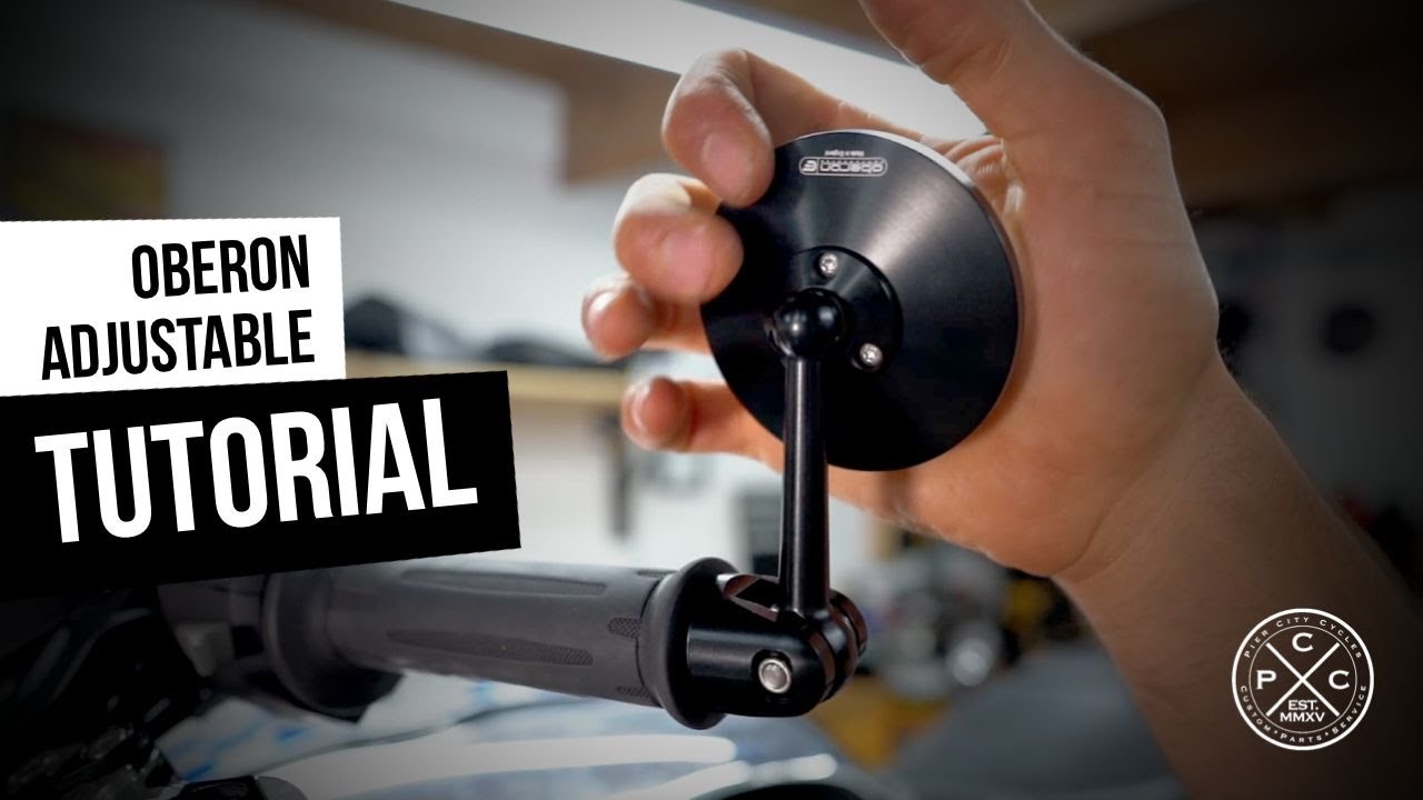 PIER CITY CYCLES TUTORIAL - Fitting Oberon Adjustable Mirrors to the BMW R9T