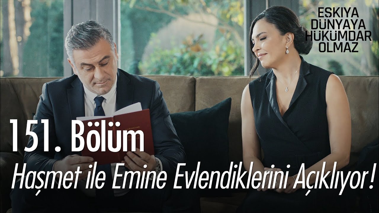 Haşmet ile Emine evlendiklerini açıklıyor! - Eşkıya Dünyaya Hükümdar Olmaz 151. Bölüm