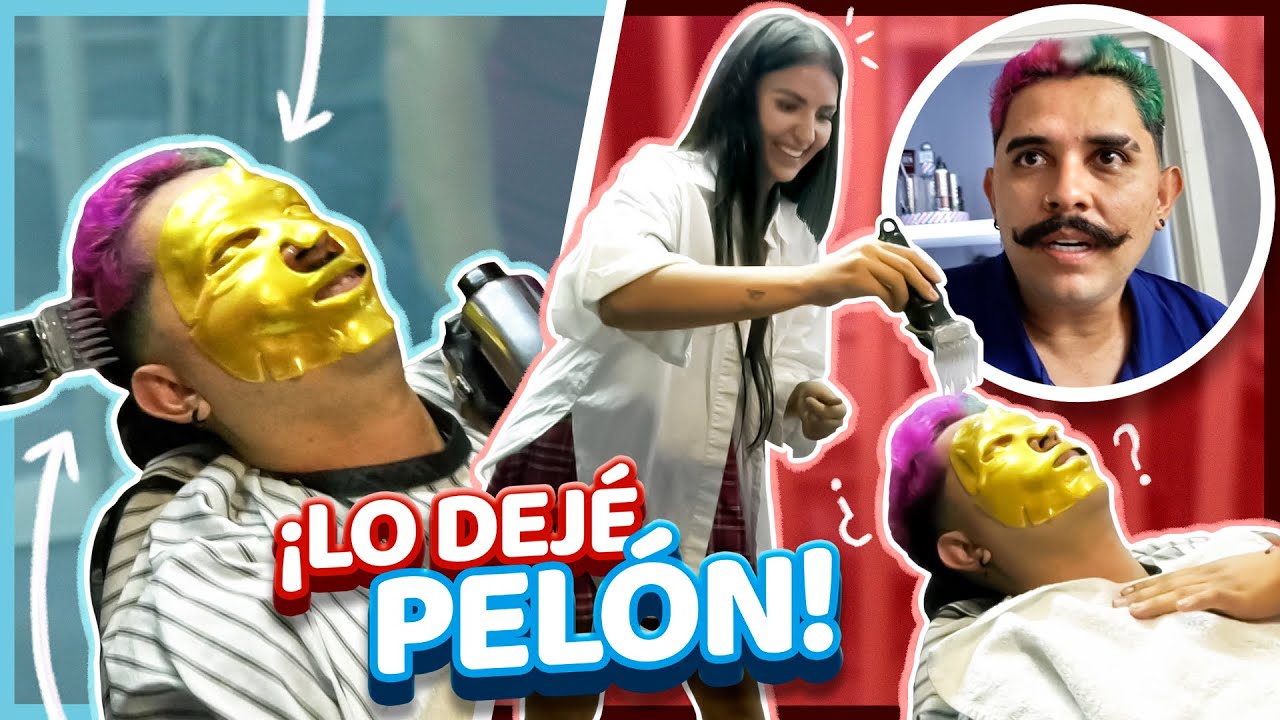 BROMA A MI ESPOSO *LE CORTÓ EL CABELLO PELÓN “ 💇🏻‍♂️
