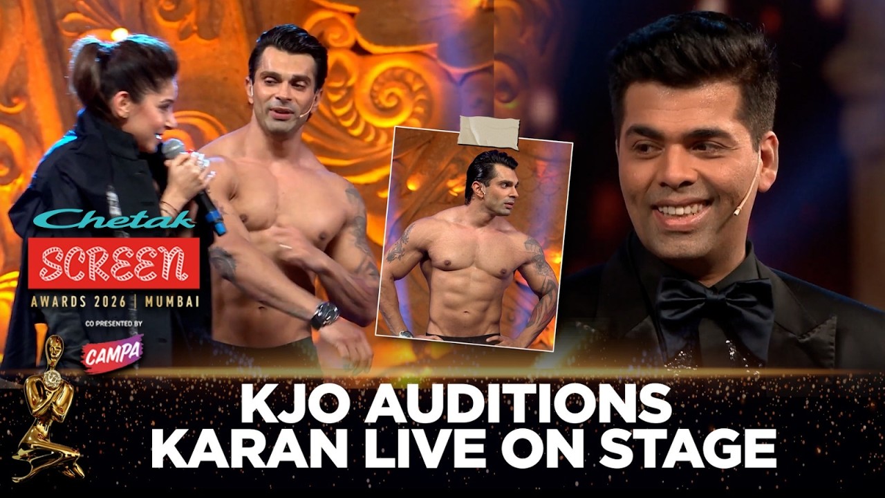 When Karan Johar Auditioned Karan Grover In This Fun Screen Awards Throwback | #ChetakScreenAwards