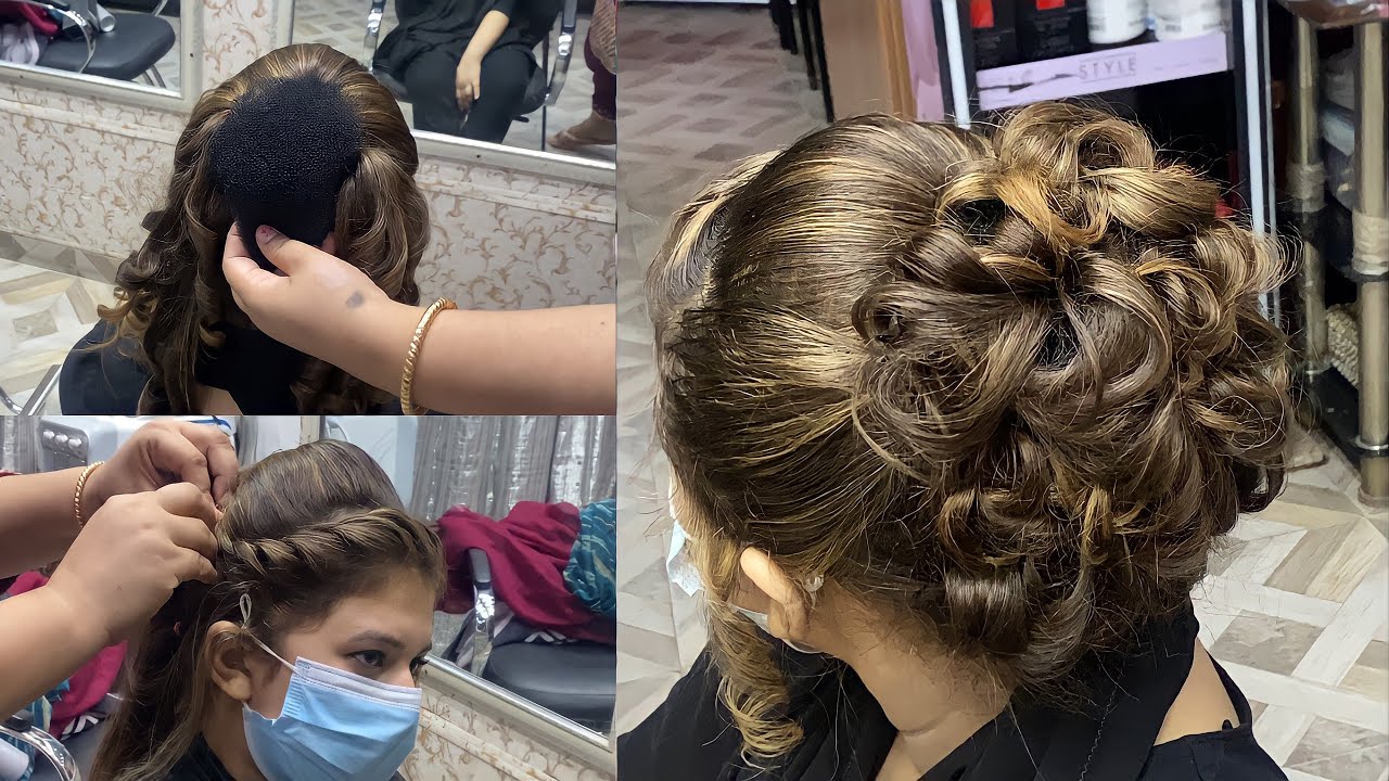 Bun Hairstyles For Medium Hair | Easy Bun Hairstyles with Trick for Wedding & party | prom Hairstyle