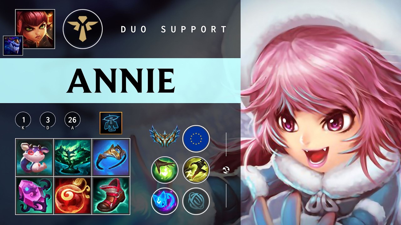Annie Support vs Bard - EUW Challenger Patch 26.04