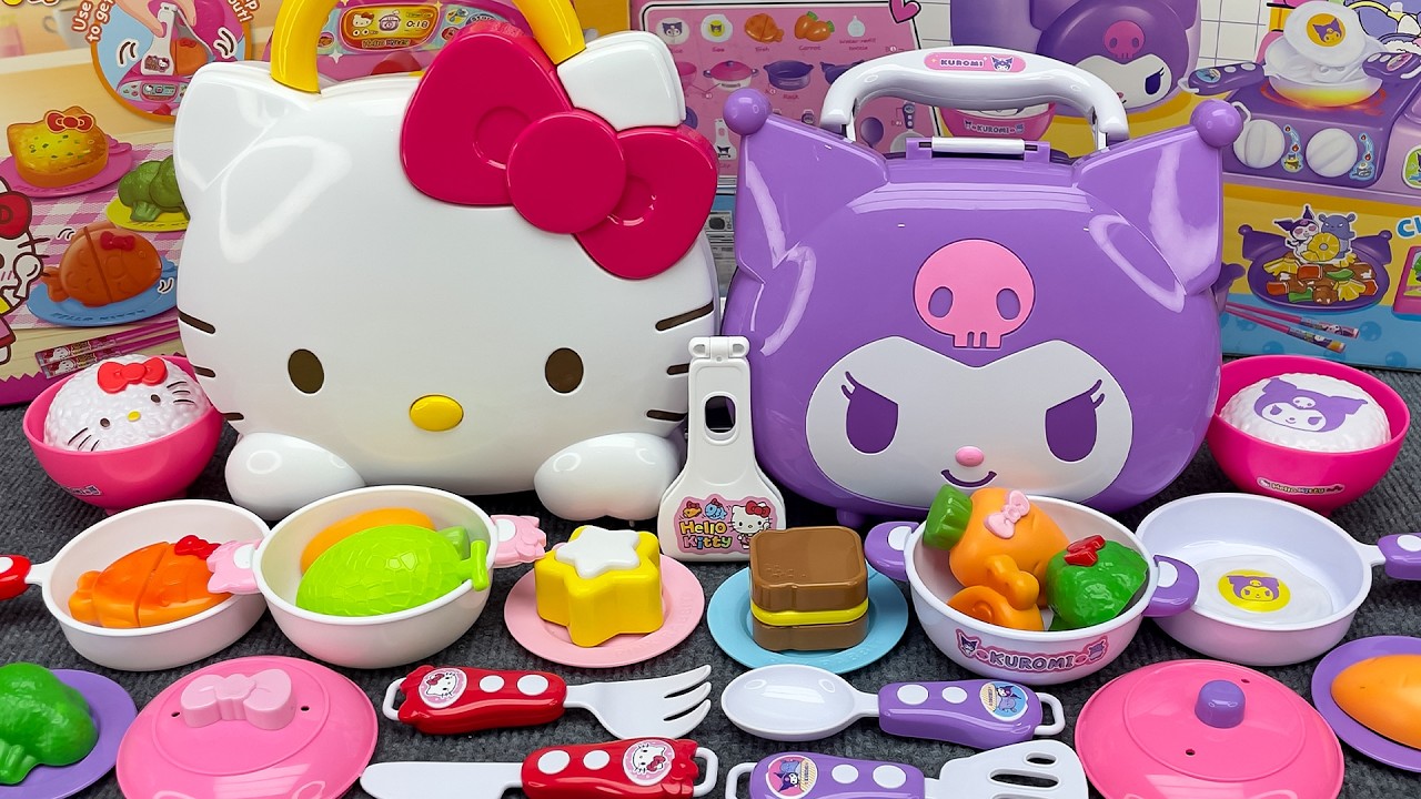 Ultimate ASMR Kuromi Hello Kitty Sanrio Compilation BEST Toys Unboxing | TOY PLAYSET ASMR #2