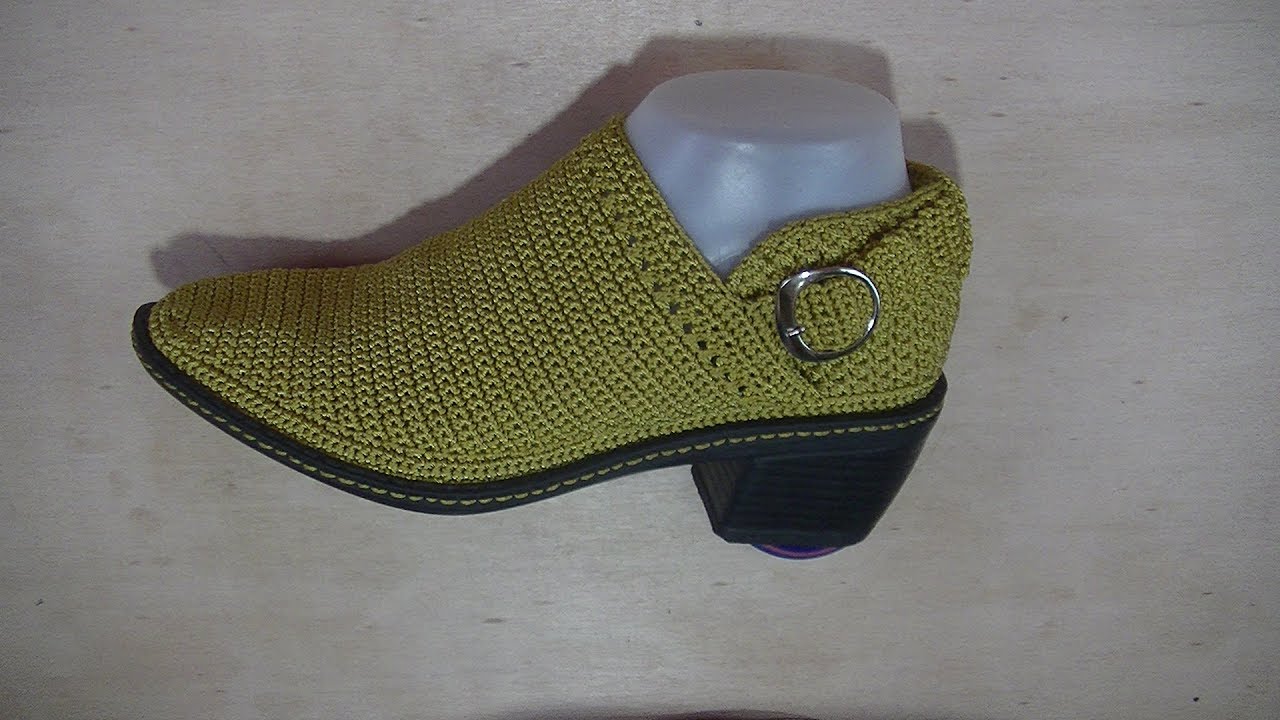 BOTIN TEJIDO CROCHET