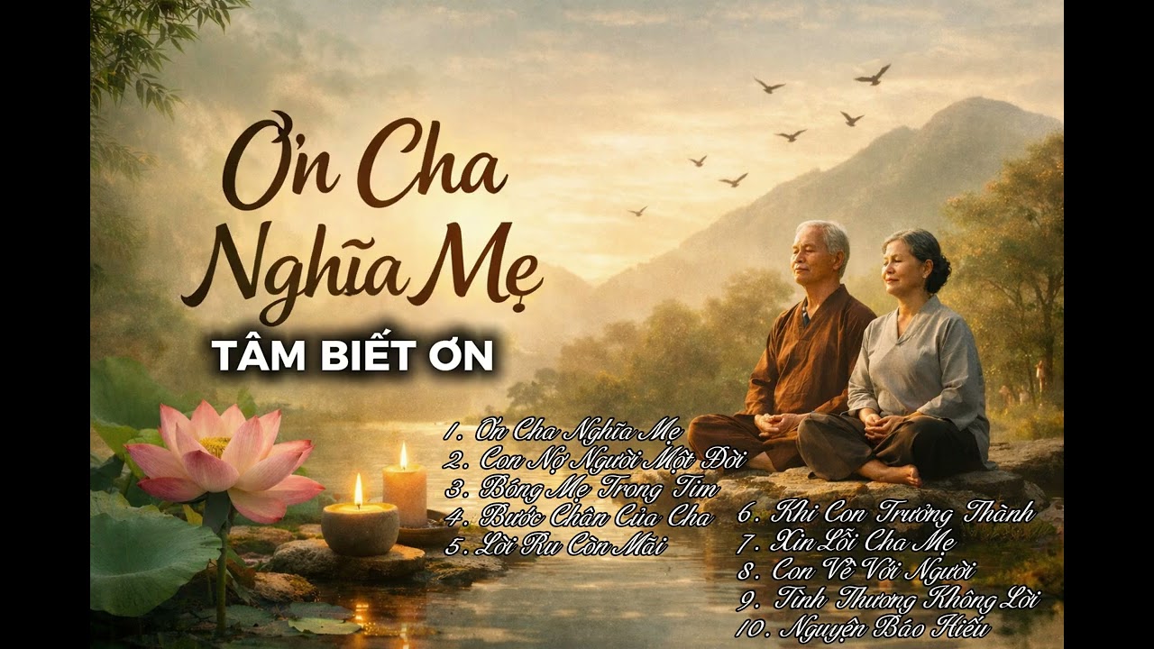 “Ơn Nghĩa Sinh Thành – 10 Khúc Thiền Ca Tri Ân Cha Mẹ” I Nhạc Thiền Phật Giáo - Nhạc Chữa Lành