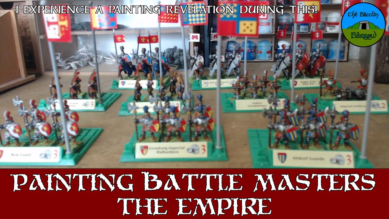 Painting Battle Masters Part 1 - The Empire and a Bit of Chaos