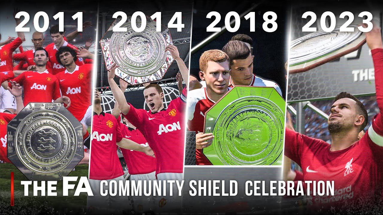 FA Community Shield Trophy Celebration In FIFA | 2011 - 2023 |