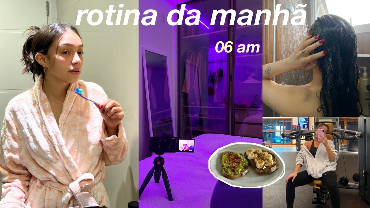 MINHA NOVA ROTINA DA MANHÃ (acordando às 6h)