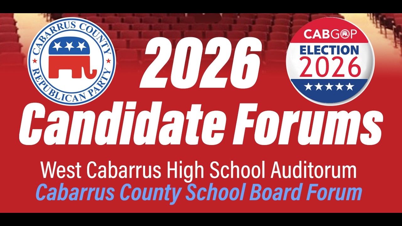 2026 Cabarrus County School Board Republican Candidate Primary Candidate Forum