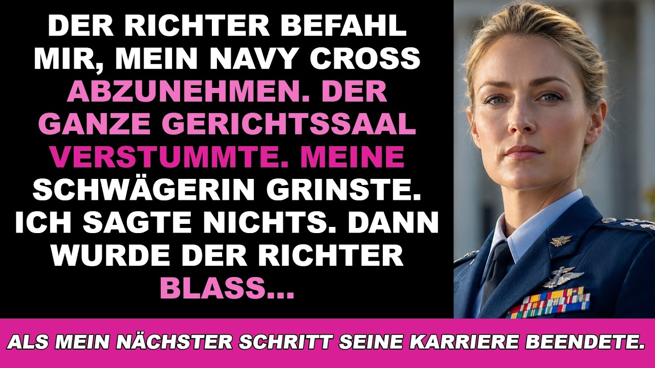 Meine Schw&auml;gerin verklagte mich. Der Richter befahl, mein Navy Cross abzunehmen - er verlor alles