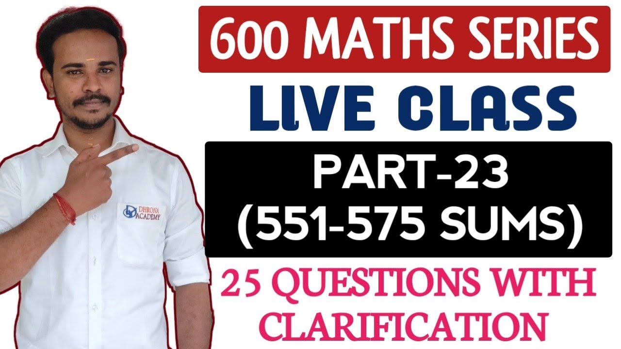 🏆DAY-23✅ REASONING QUESTIONS | 25 QUESTION IN 40 MINUTES 600 MATHS