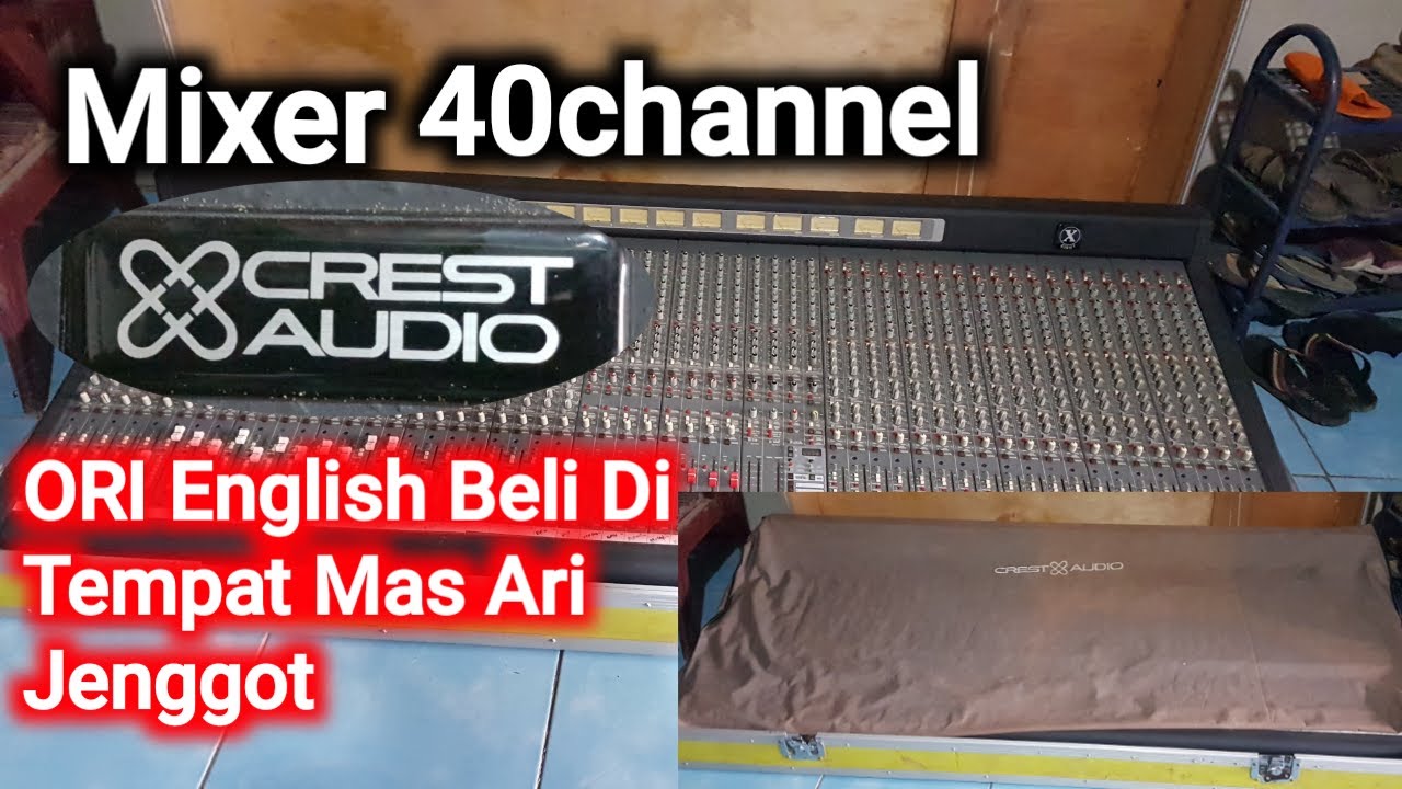 Preview Mixer CREST AUDIO 40ch Built Up Original English