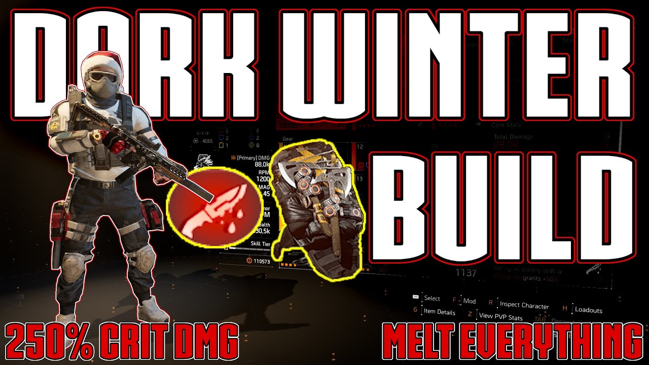The Division 2 | This Build Melts Legendary Missions!! | The Dark Winter Is Back!! | Best PVE Build?