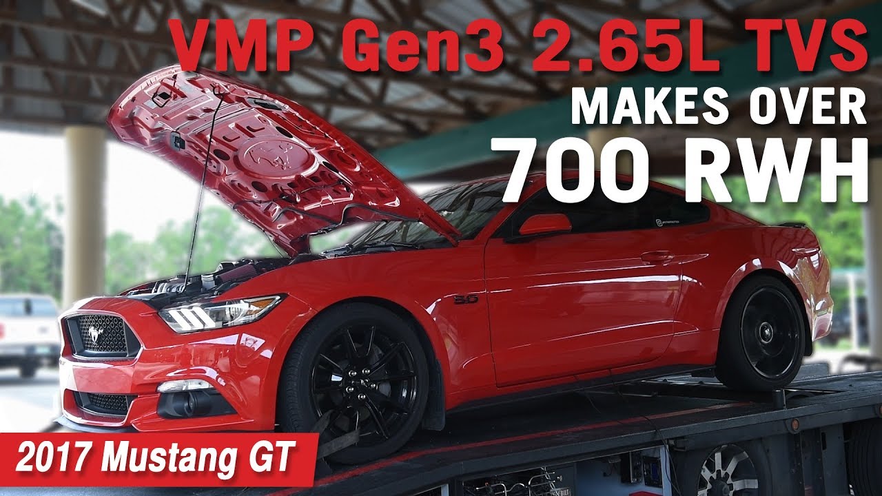 VMP Performance | 2017 Mustang GT Makes Over 700 RWH with VMP Gen3 2.65L TVS