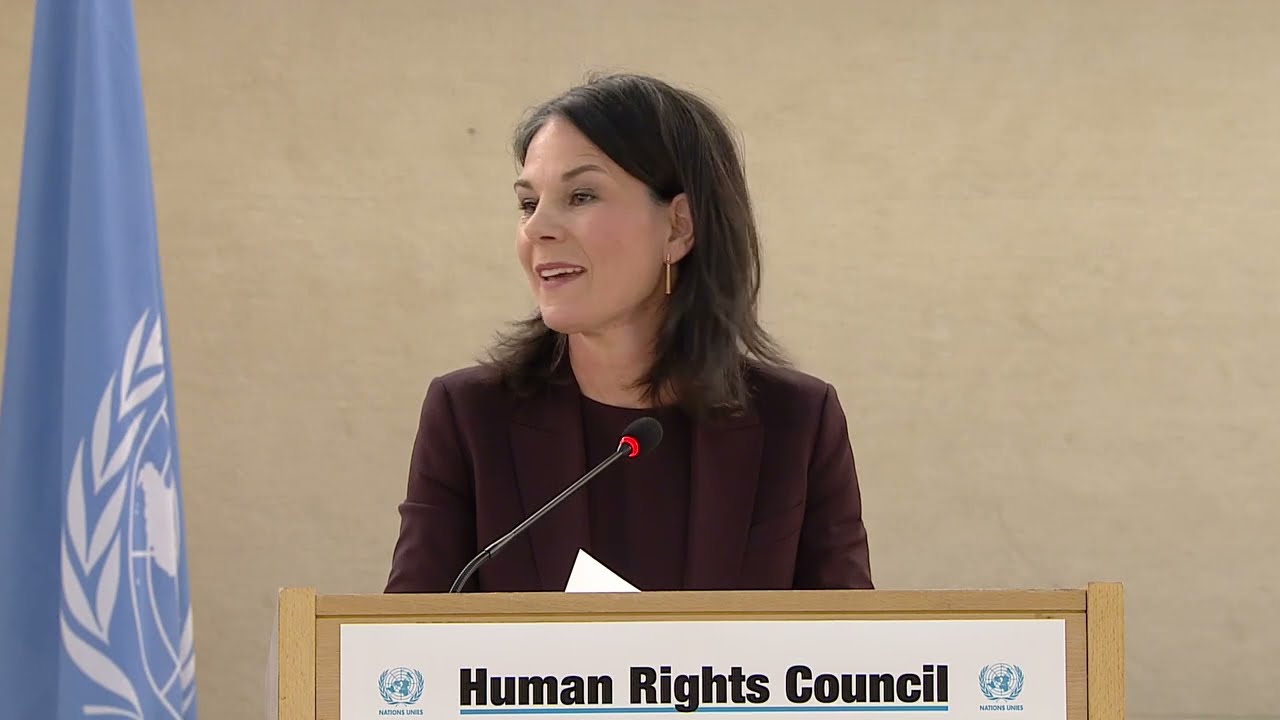 HRC55 | Анналена Бербок, министр иностранных дел Германии