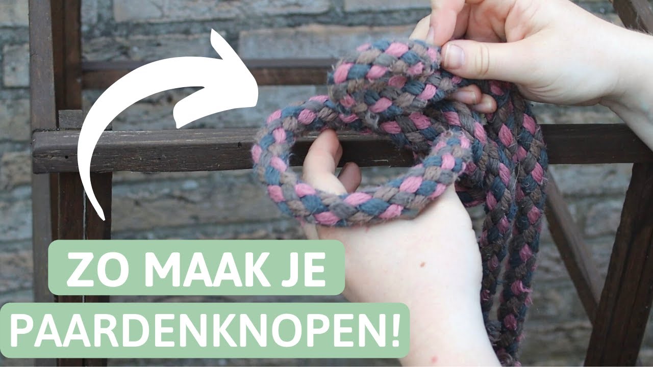 Paardenknoop maken | 4 variaties op de paardenknoop || De dierenvriendin