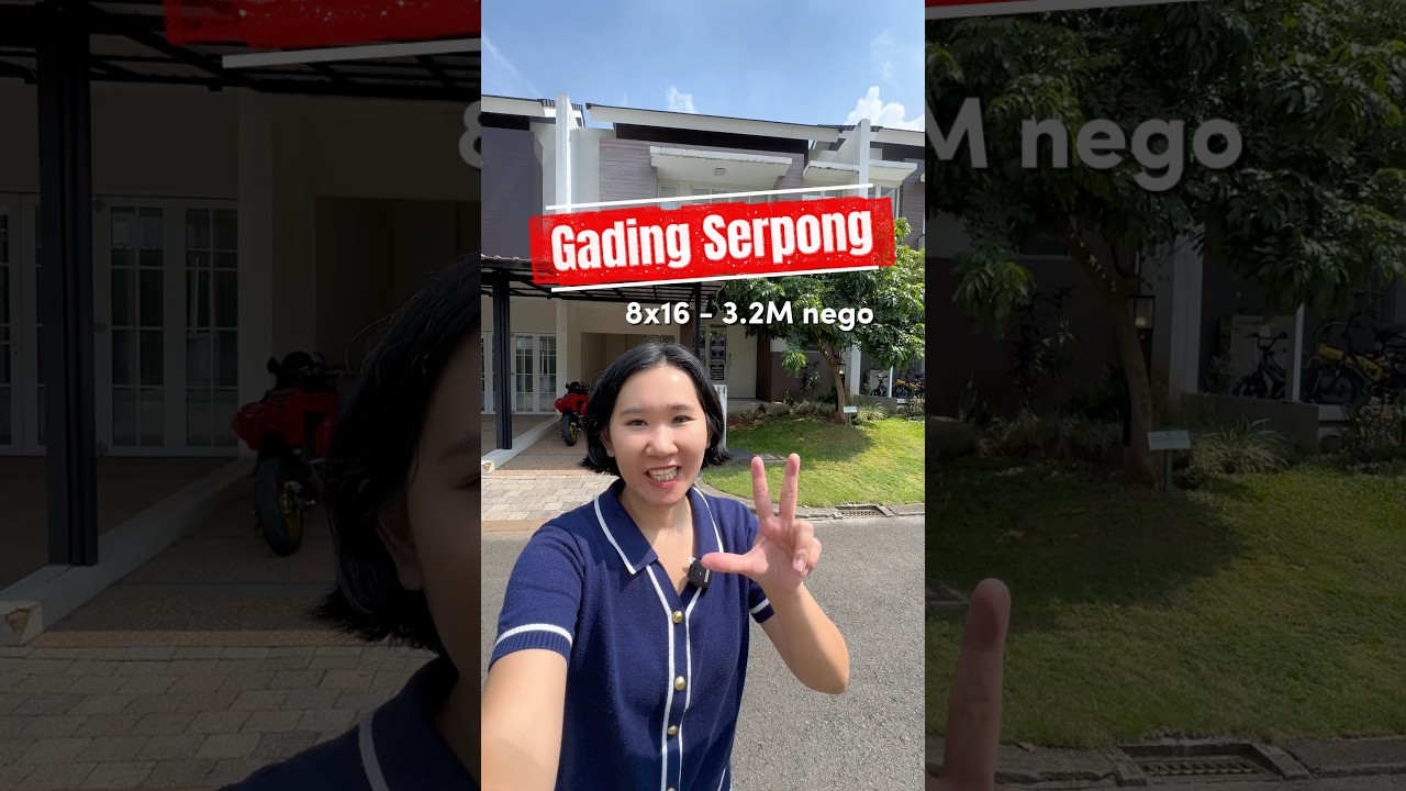Rumah Cluster VIVALDI Symphonia GADING SERPONG 8x16 #gadingserpong #vivaldi #rumahmurah