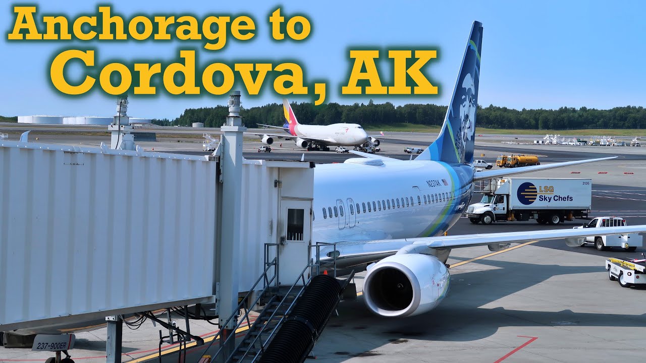 Full Flight: Alaska Airlines B737-900ER Anchorage to Cordova, AK (ANC-CDV)