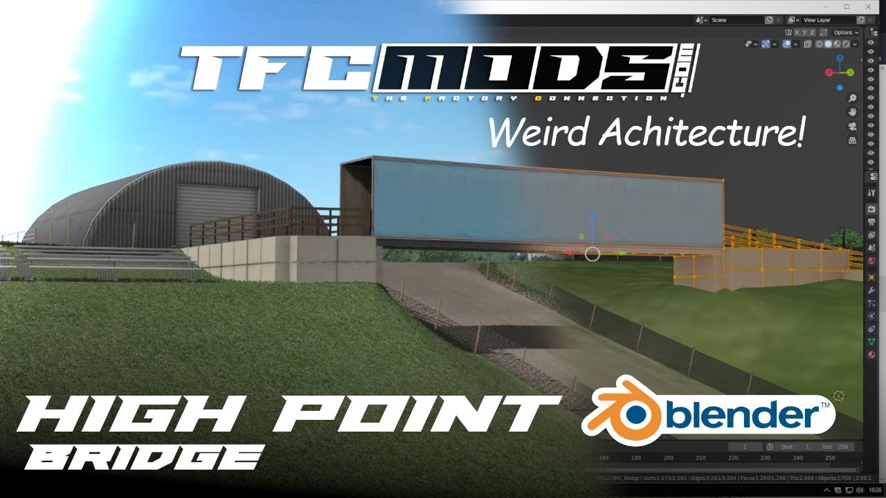 TFC Mods - 2020 AMA - Weird MX Track Buildings - Making The High Point Bridge - MX Bikes 2022