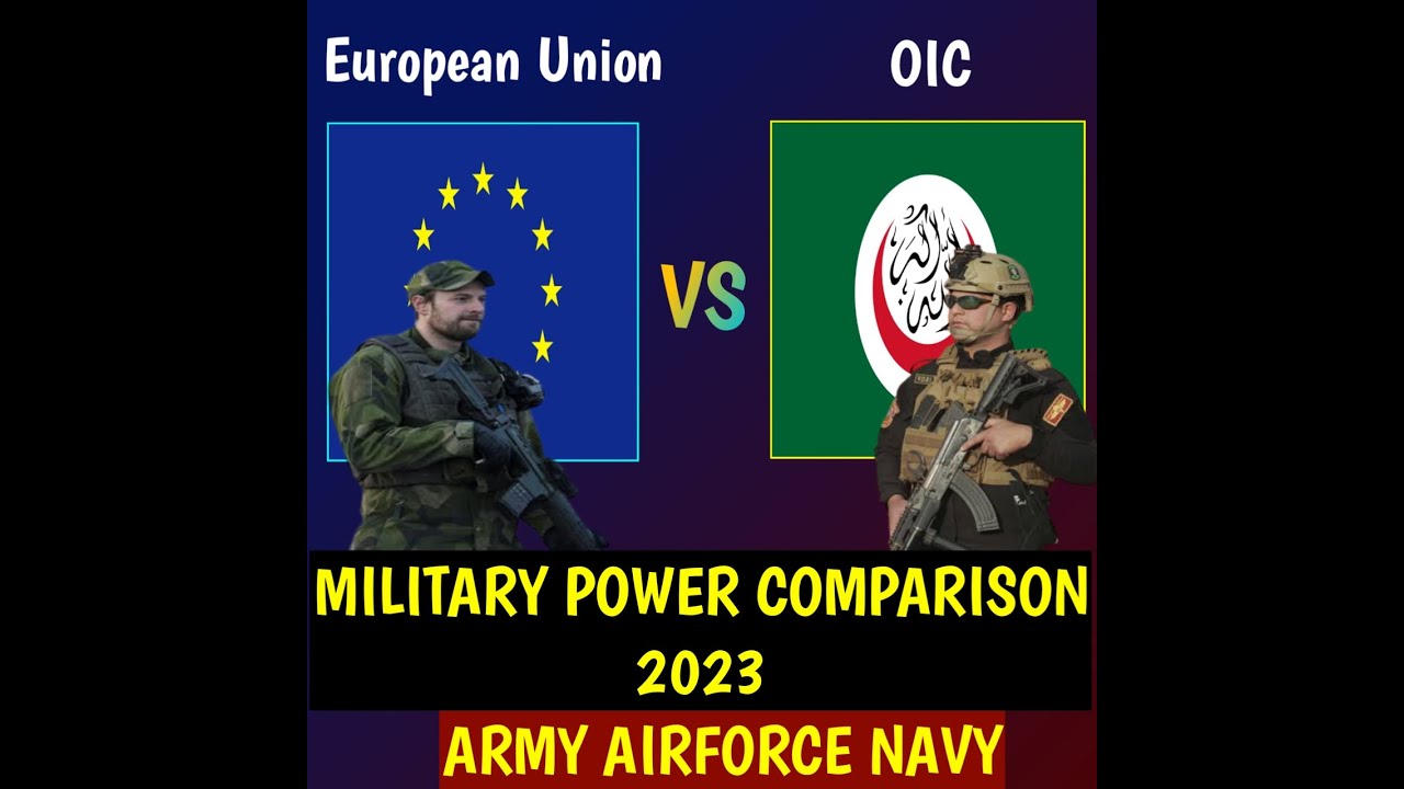 European Union vs OIC Military Power Comparison 2023 | OIC vs EU Military Comparison 2023
