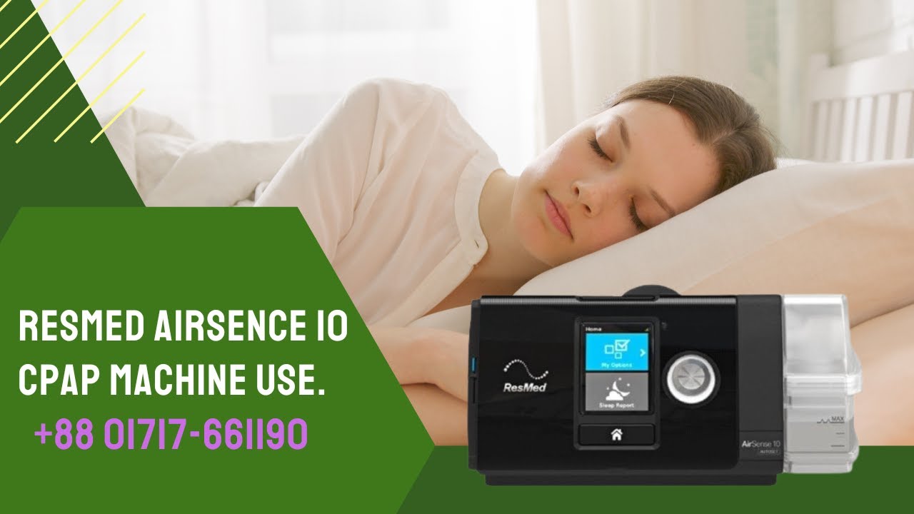 Resmed AirSence 10 Auto CPAP Machine | স্লিপ অ্যাপনিয়া | সি-প্যাপ ব্যবহার | How to Use CPAP Machine