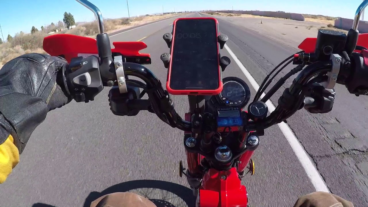 CT125 13t front sprocket test   HD 1080p