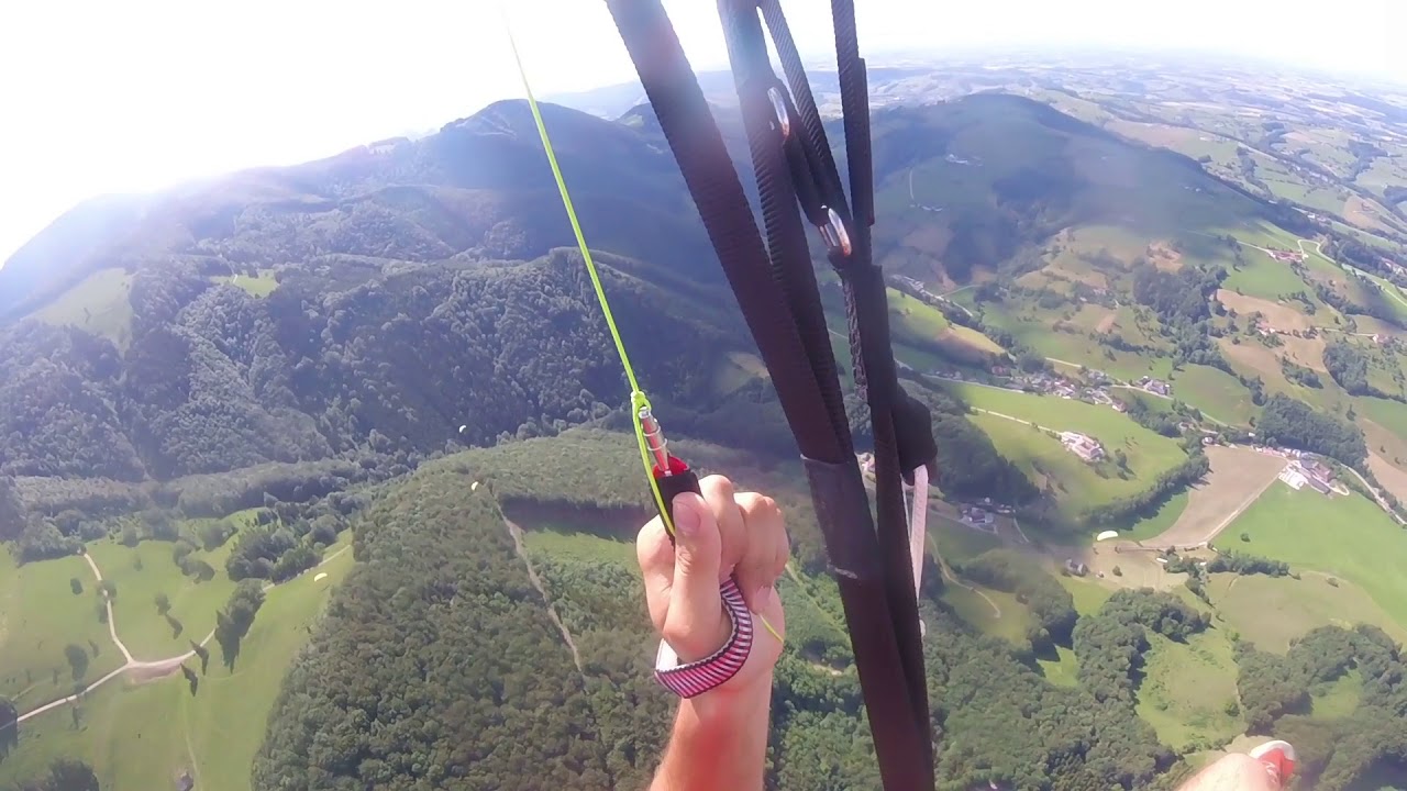 Paragleiten vierter Höhenflug Flugschule Ternberg max. Höhe 1344m