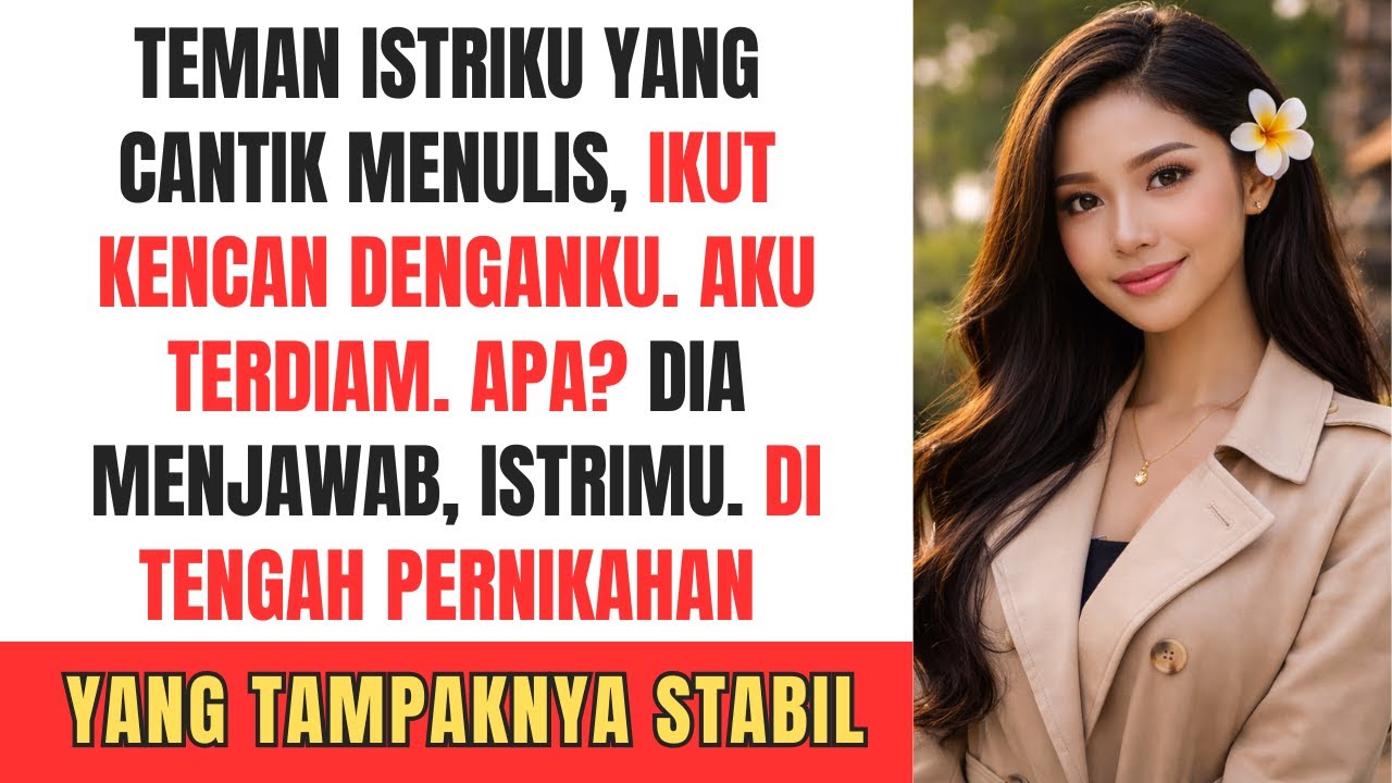 Teman istriku yang cantik menulis, Ikut kencan denganku. Aku terdiam. Apa? Dia menjawab, Istrimu…