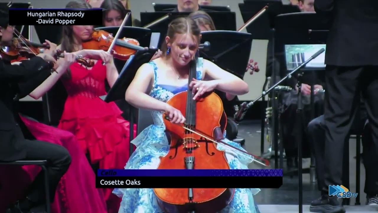 Cosette Oaks - Cello - CCHS Concerto Night