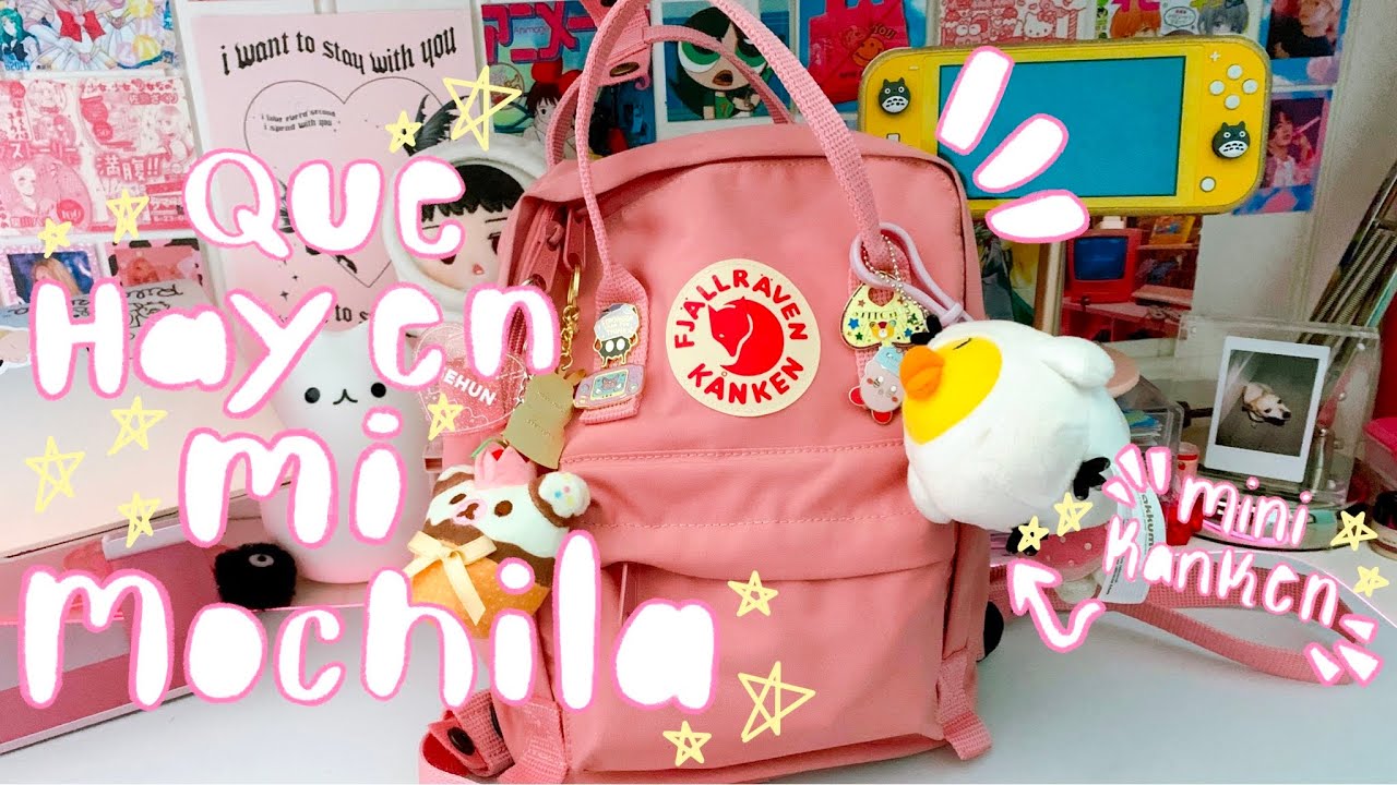 Qué hay en mi mochila! What’s in my backpack! || fjallraven Kanken mini 💫