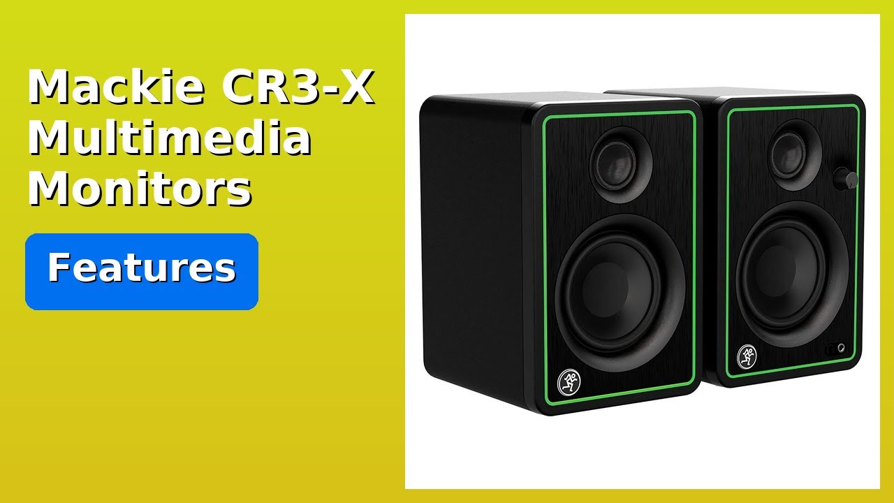 REVIEW (2025): Mackie CR3-X Multimedia Monitors. Features.