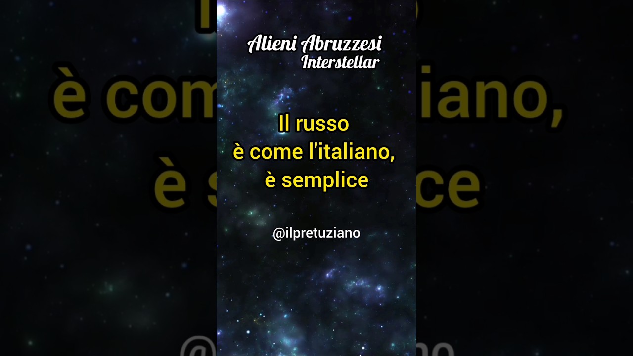 Alieni Abruzzesi Interstellar: Vacanza in Russia #ilpretuziano