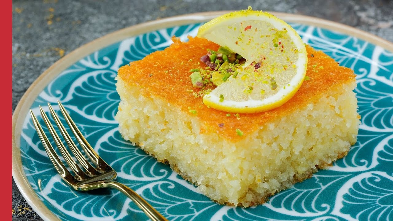 DELICIOUSLY MOIST Revani Recipe | How to Make Turkish Semolina Cake in Syrup