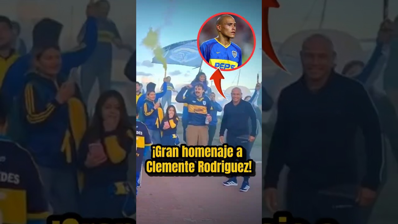 &iexcl;𝗛𝗢𝗠𝗘𝗡𝗔𝗝𝗘 𝗔 𝗖𝗟𝗘𝗠𝗘𝗡𝗧𝗘 𝗥𝗢𝗗𝗥𝗜𝗚𝗨𝗘𝗭!3️⃣🟡🔵Una pe&ntilde;a Bostera en Ushuaia hizo emocionar a la leyenda Xeneize