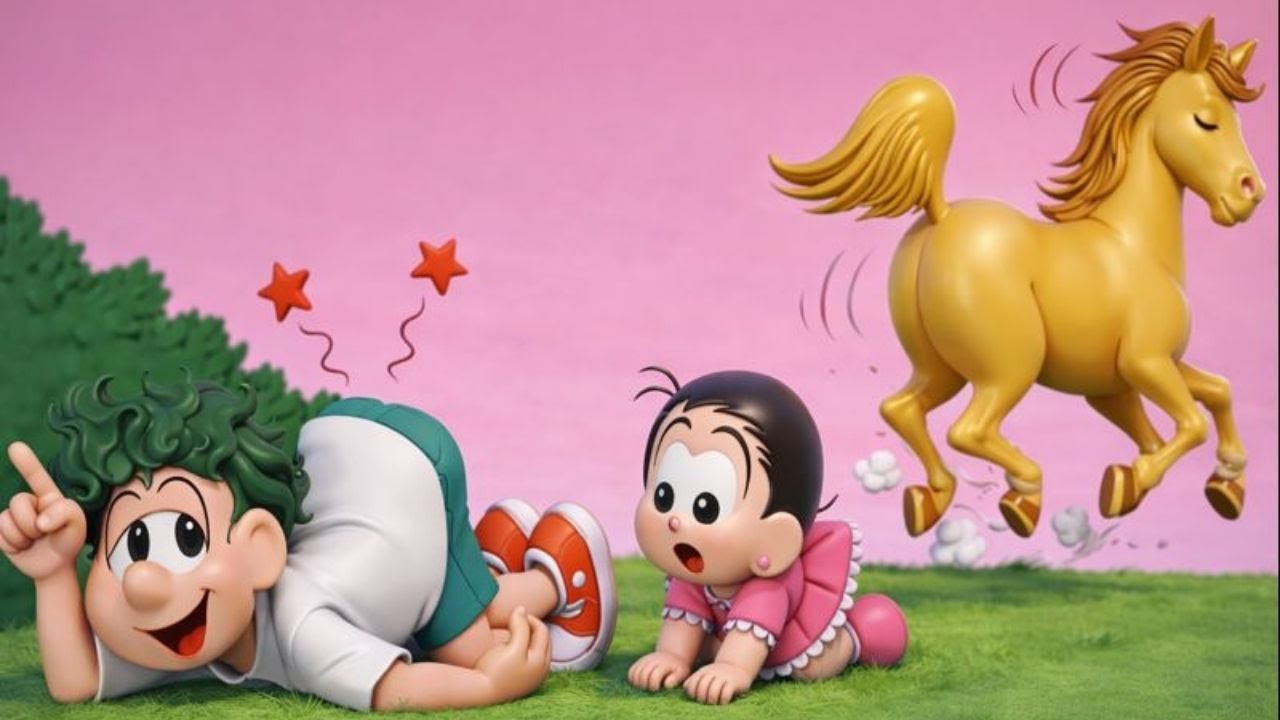 🔴Maria Cebolinha em Um passeio na Fazenda l!! #animekids