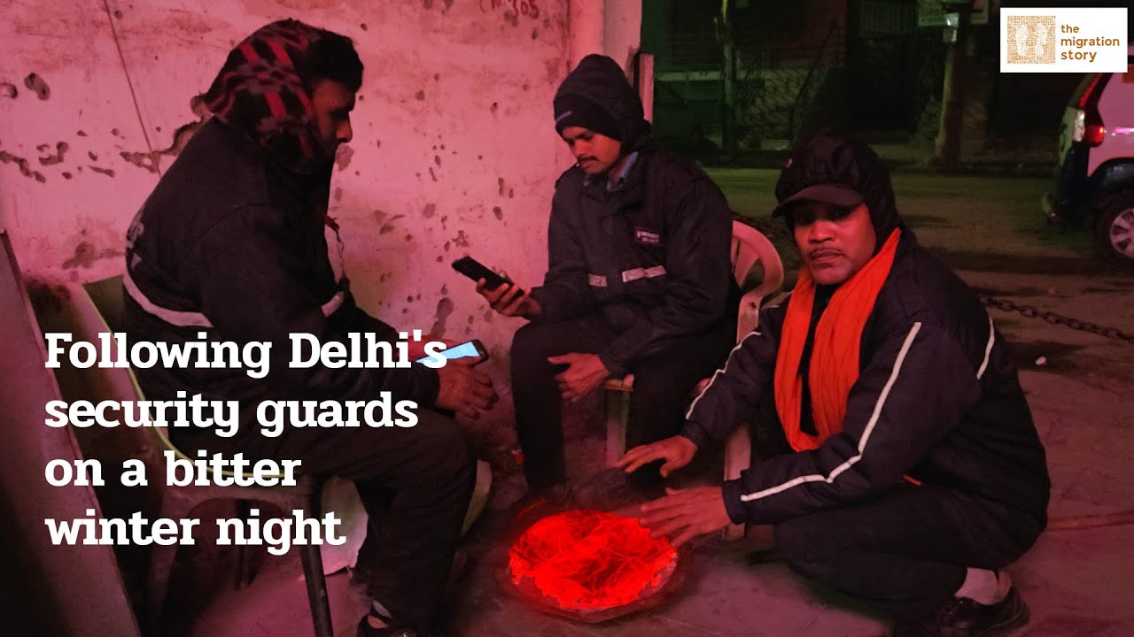 How Delhi’s security guards battle cold, smog, and anti-pollution curbs