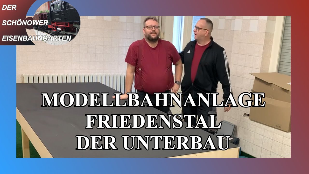 Modelleisenbahnanlage Friedenstal Part 2 Anlagenbau Piko A Gleis H0 der Unterbau