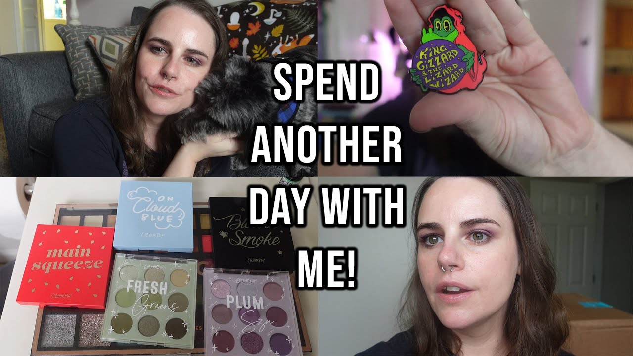 trying colourpop palettes + treating myself to a new bag + chicken wings for dinner ~ daily vlog