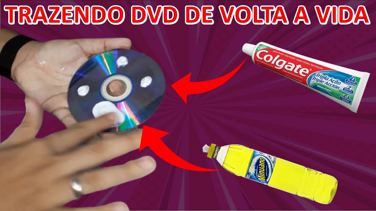 COMO LIMPAR E RESTAURA CDS E DVDS DOS SEUS GAMES!!!