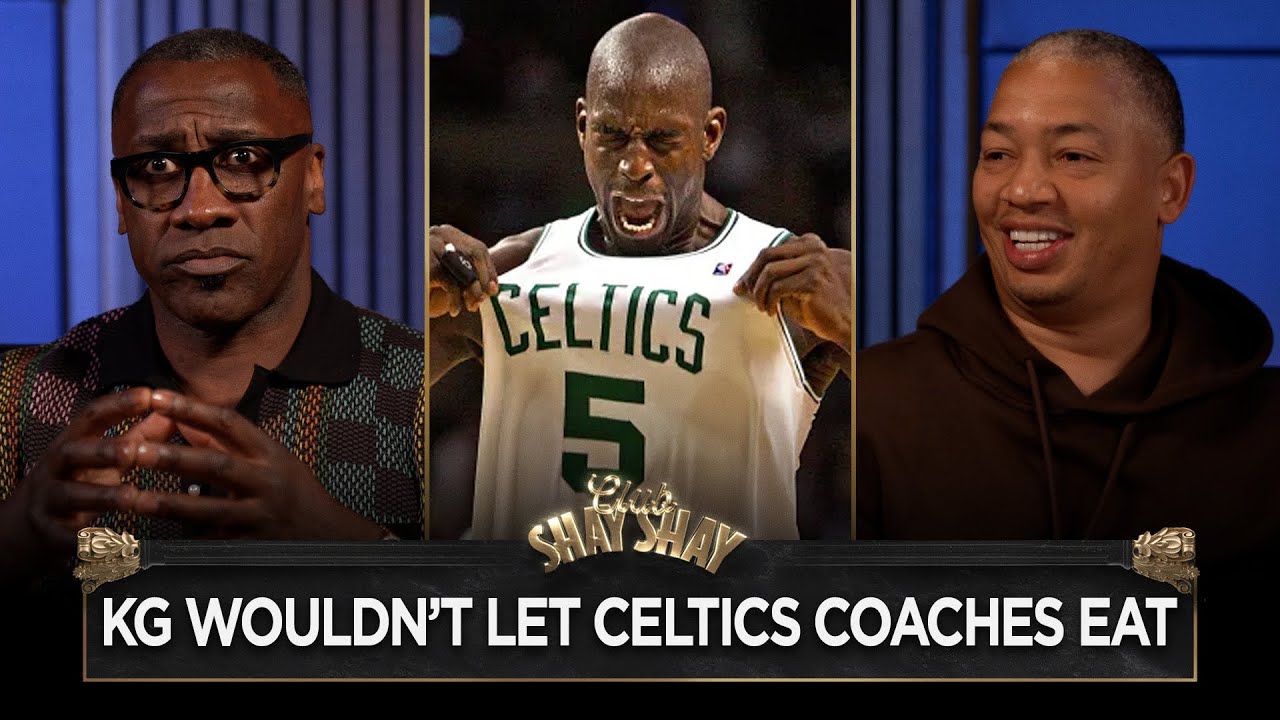 Kevin Garnett Wouldn’t Let Coaches Eat Until Ty Lue Got To Boston! | CLUB SHAY SHAY