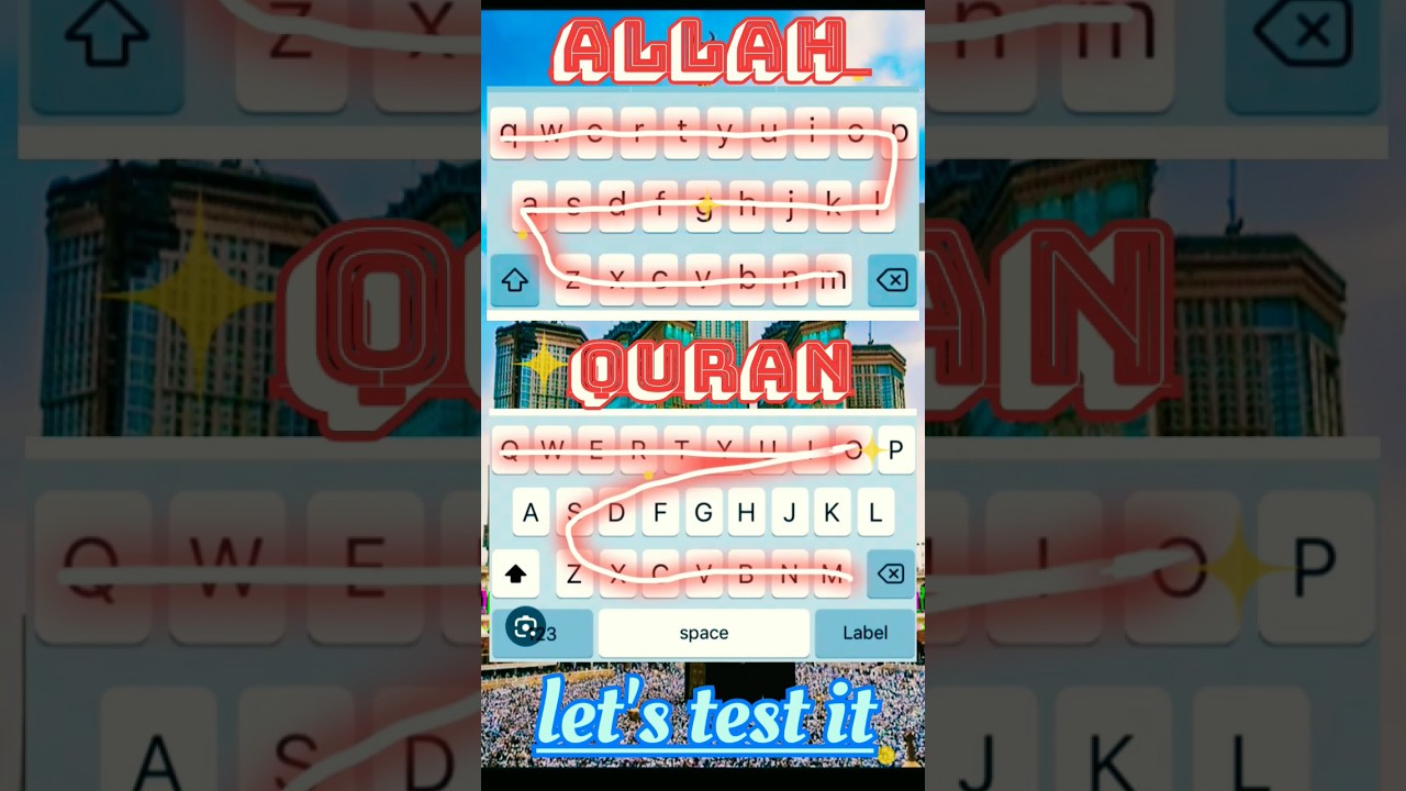 Mobail keyboard☪️⌨️#youtubeshorts #islamic #mobail #allah #quran #shortvideo#viral  #keywords