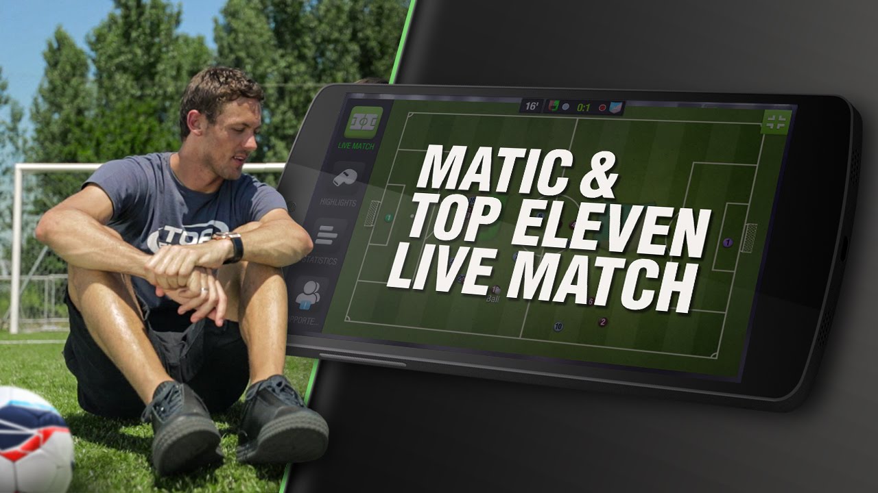 Matic helps Top Eleven with the Animated Live Match | Top Eleven | NEW