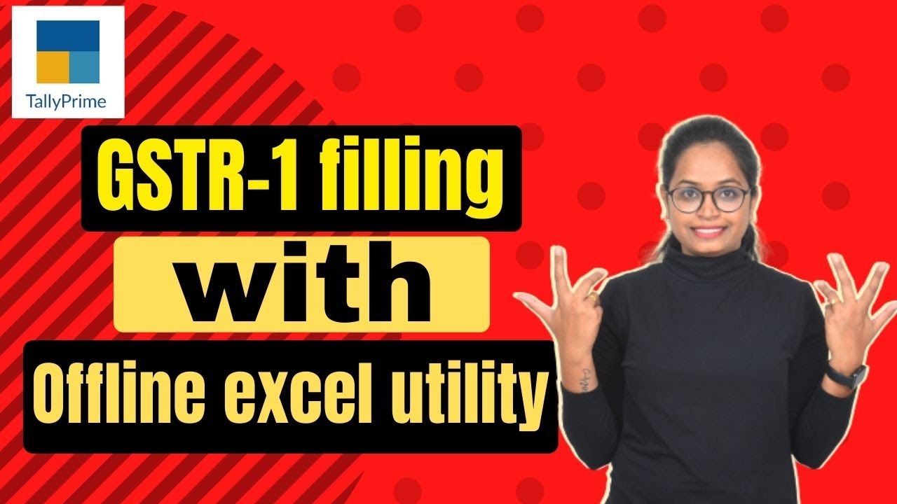 GSTR1 return through offline utility in hindi | How to prepare JSON for GST Return Filing