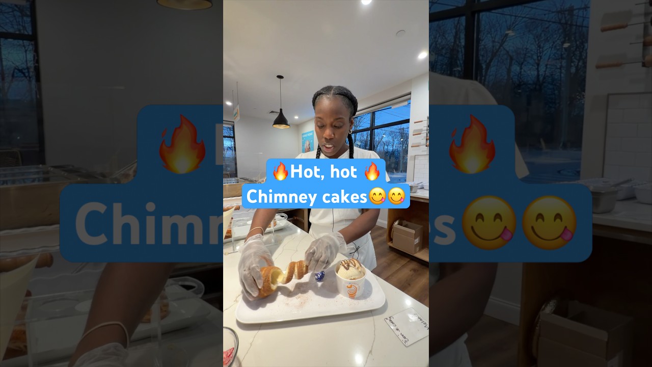 Pro tip: Always order a chimney cake hot out of the oven!
