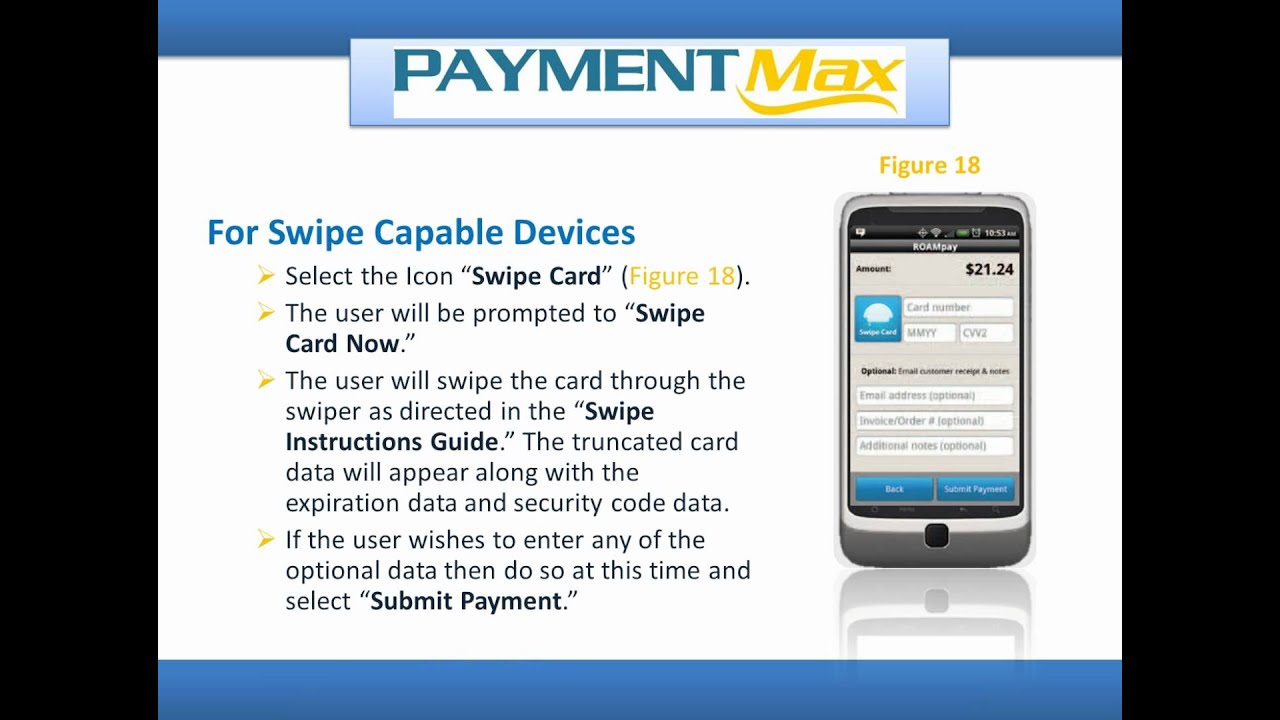 ROAMpayX Credit Card App PaymentMax